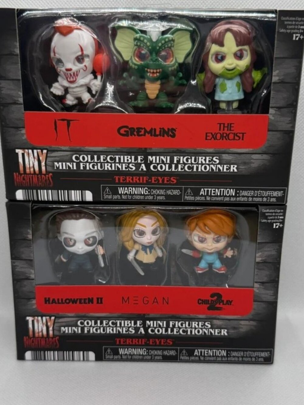 Tiny Nightmares Horror Mini Figures – Complete 2-Pack Bundle